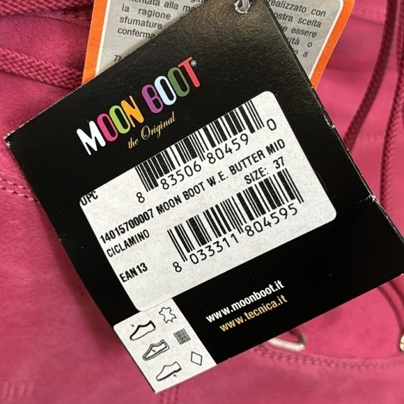 Tecnica Moon Boots Suede Butter Mid Boots Ciclamino - Picture 8 of 8